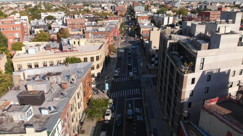 Aerial View of FAB FULTON district