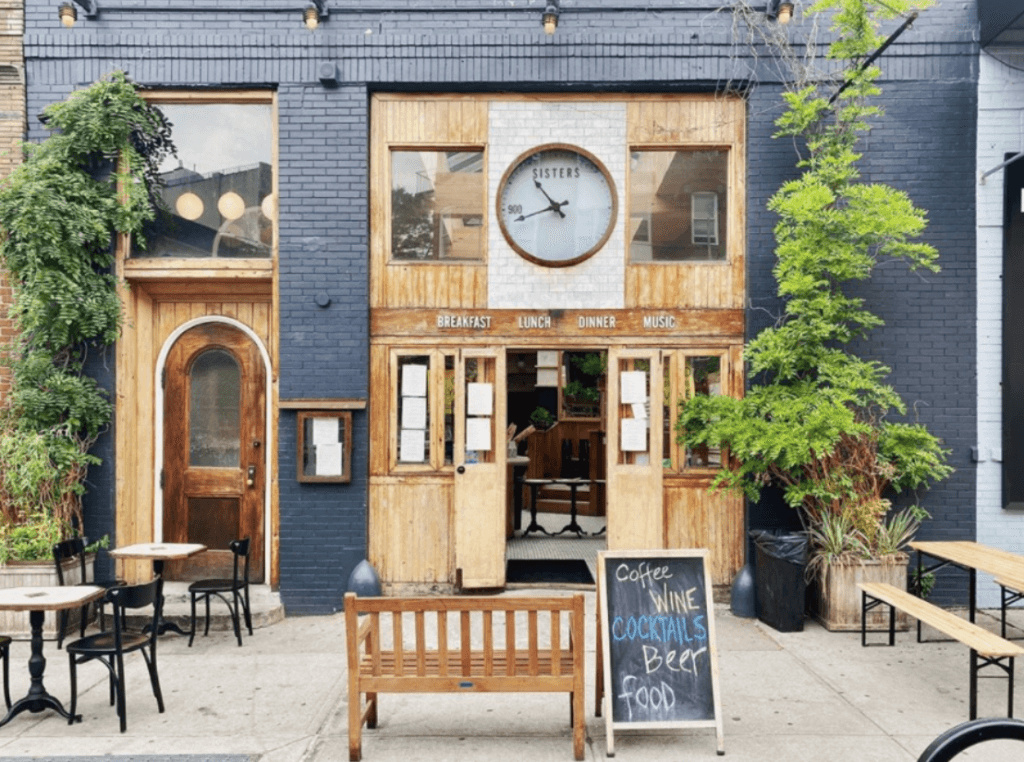 Storefront of Sisters Bklyn