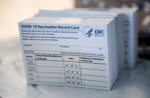 Covid Vaccination card