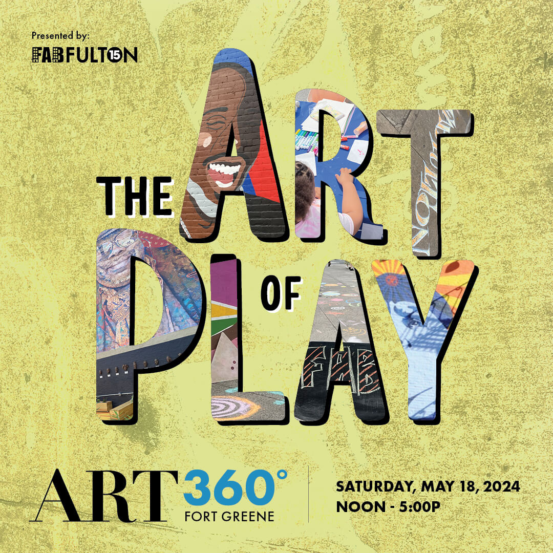 Graphic of the words The Art of Play and detao;s about the event